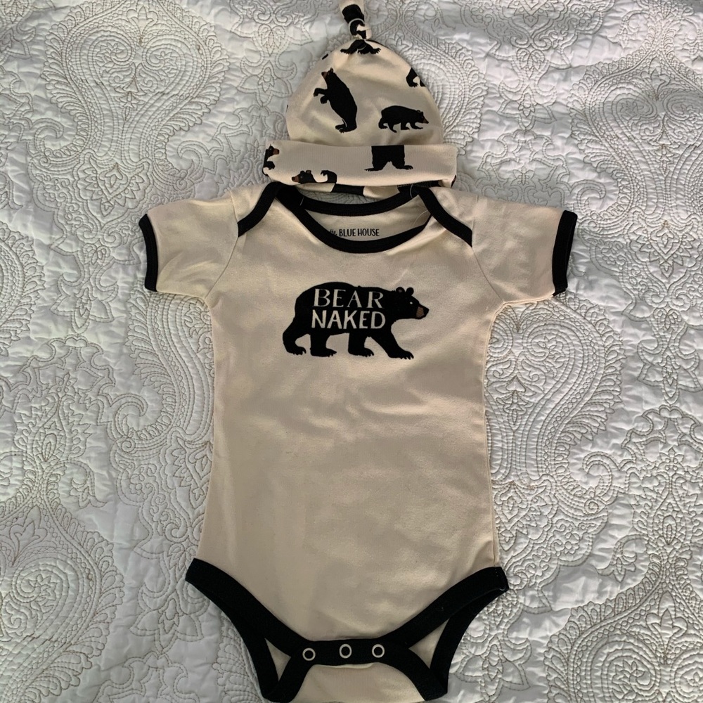 Bear onesie with hat